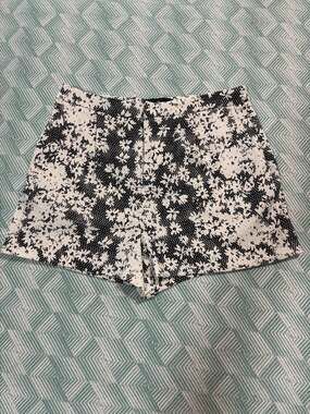 Sam Edelman Floral Jacquard High Waisted City Shorts